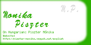monika piszter business card