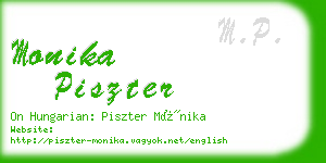 monika piszter business card